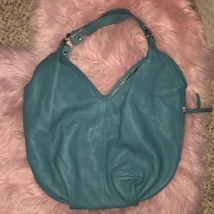 Leather hobo bag